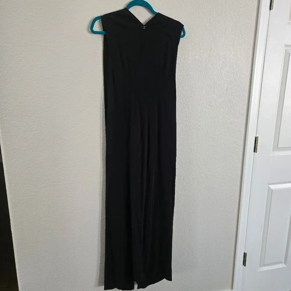 Chanel Black Sleeveless Dress Gown Size 48